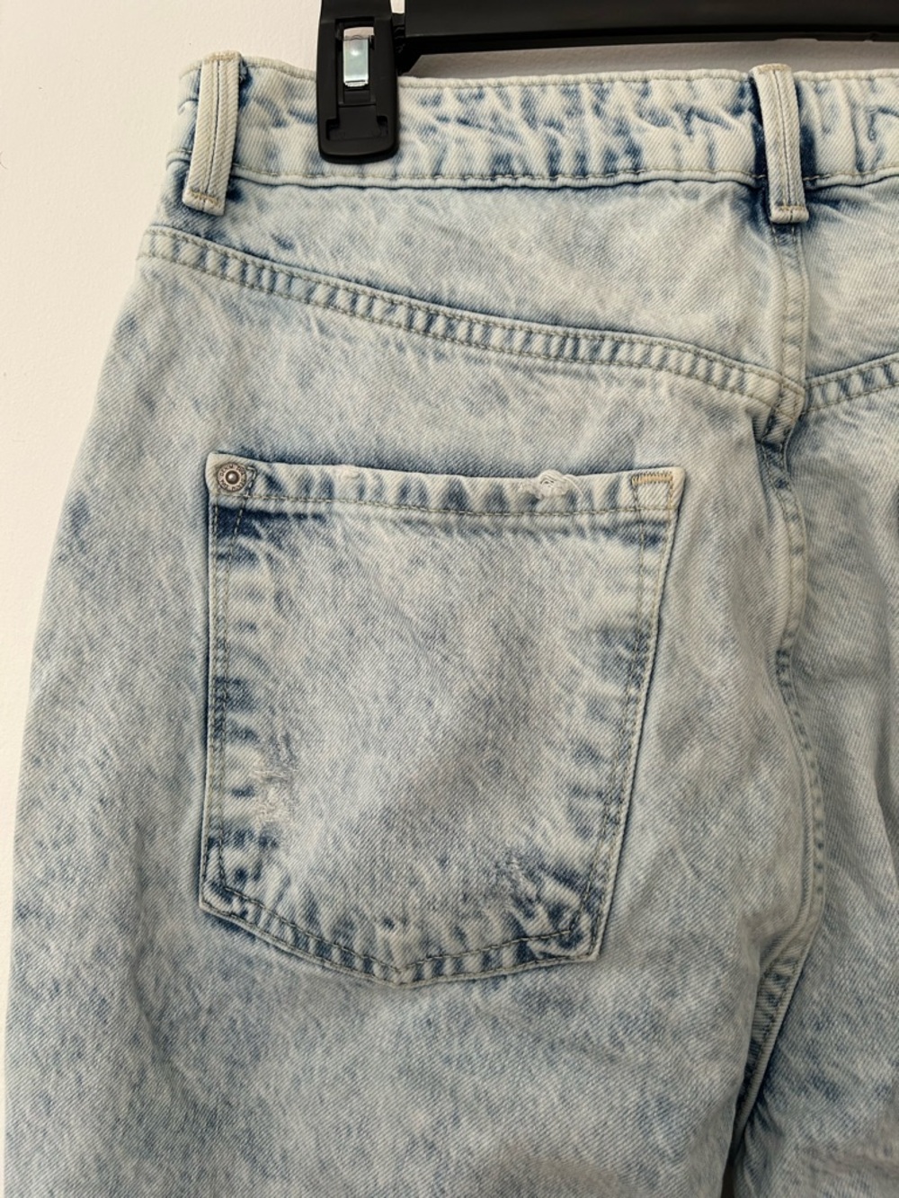 Zara Light Blue Acid Wash Women's Jeans - Picture 8 of 12